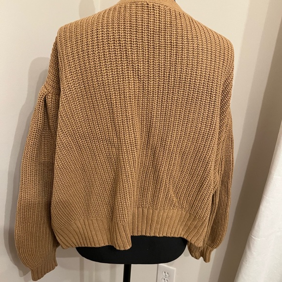 Worn Once!  ELOQUII Cropped Puff Sleeve Cardigan, Sz 18/20 - Picture 3 of 3